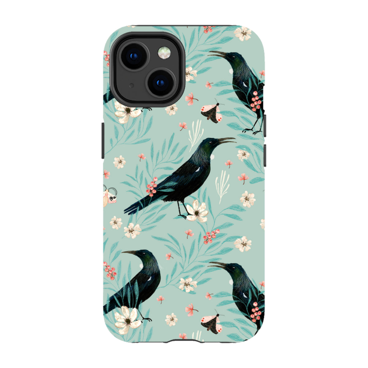 iPhone Tough Case - Tui Light Blue By Katherine Quinn
