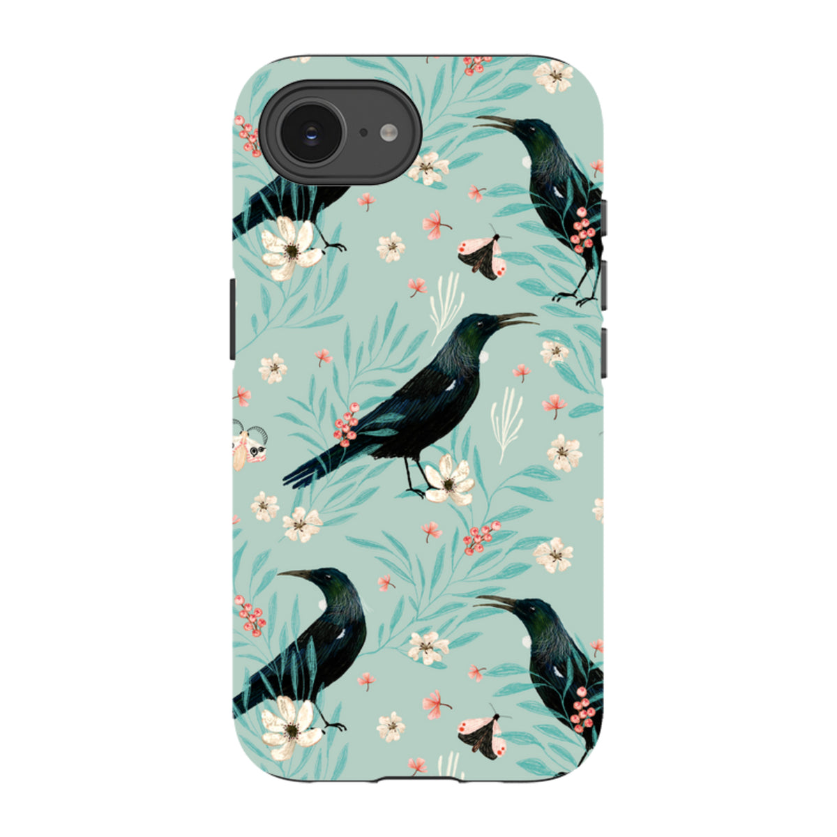iPhone Tough Case - Tui Light Blue By Katherine Quinn