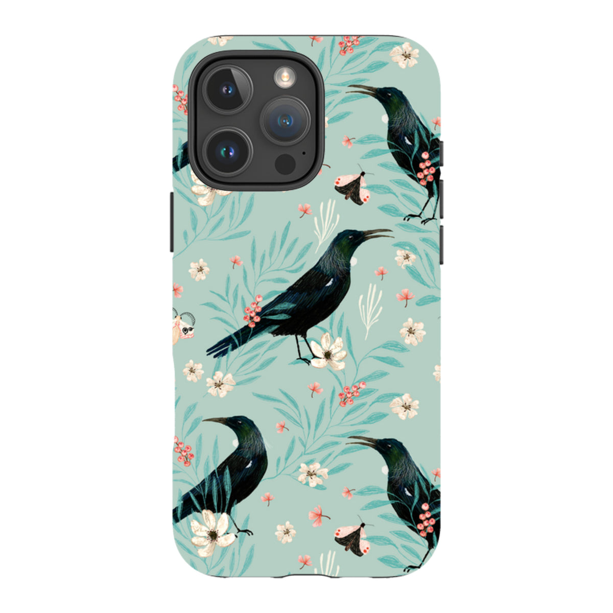 iPhone Tough Case - Tui Light Blue By Katherine Quinn