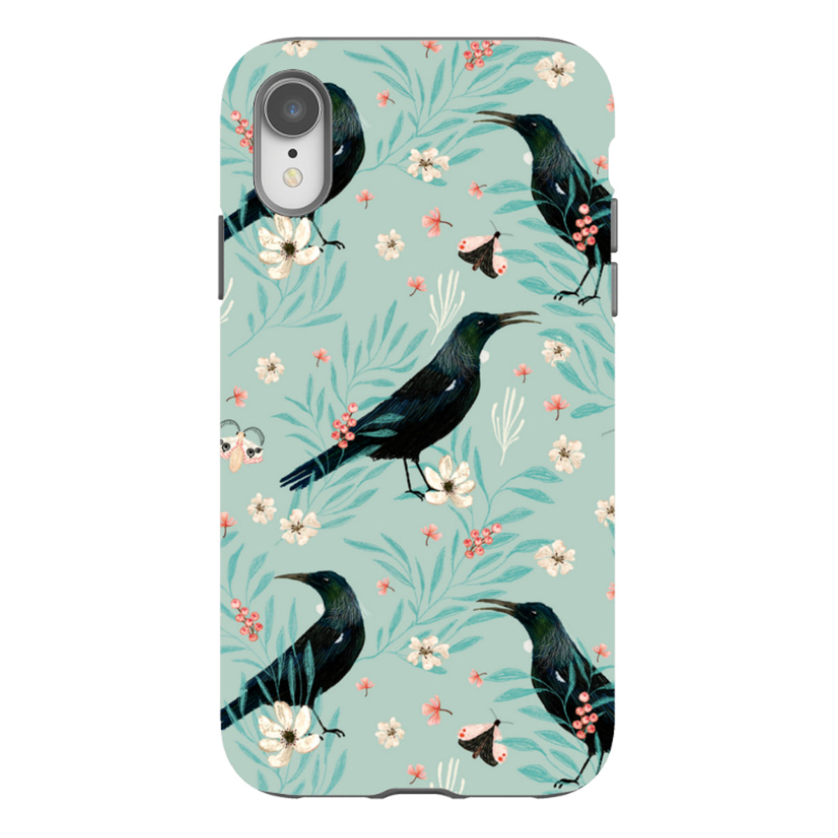 iPhone Tough Case - Tui Light Blue By Katherine Quinn