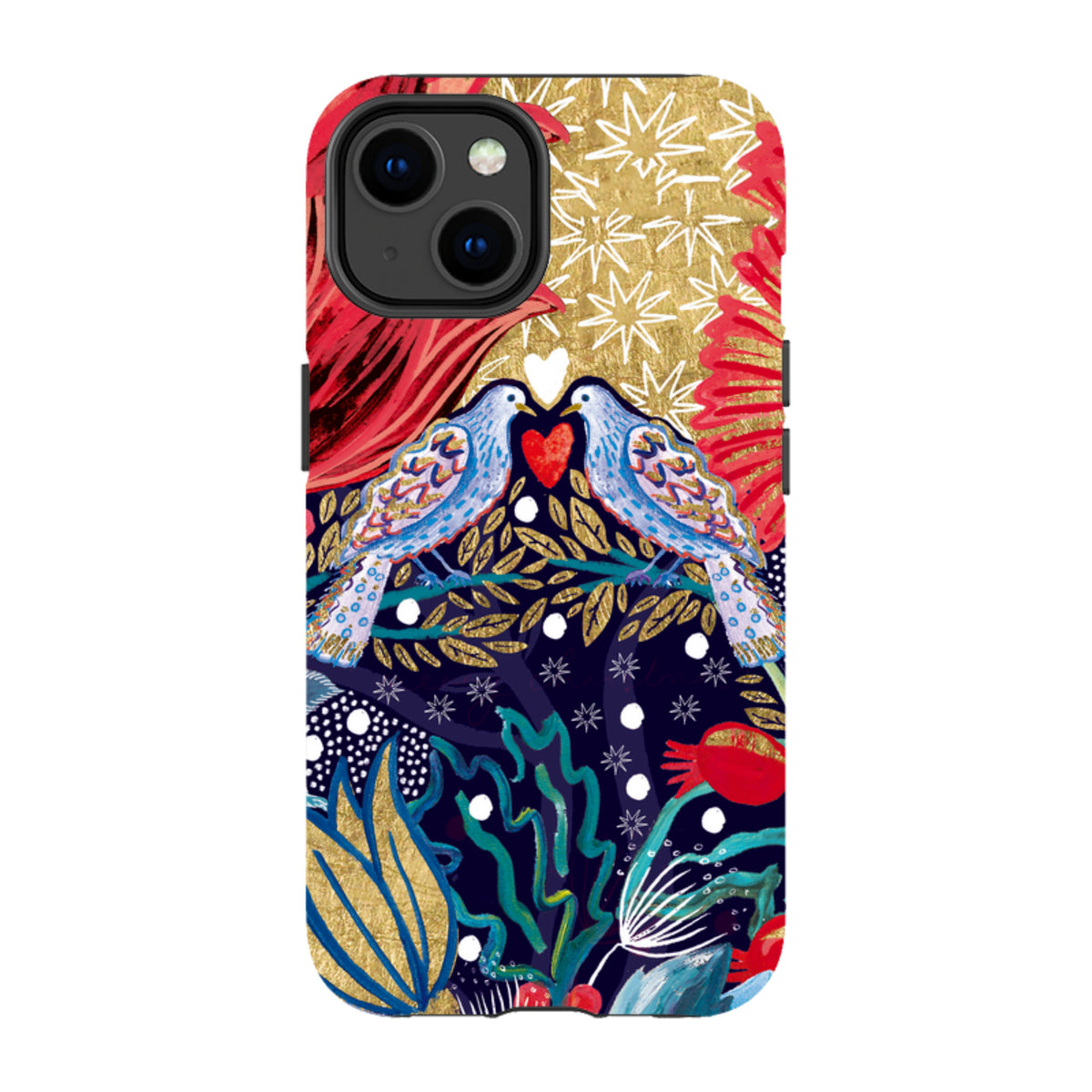 iPhone Tough Case - Turtle Doves By Emma Frances Grant