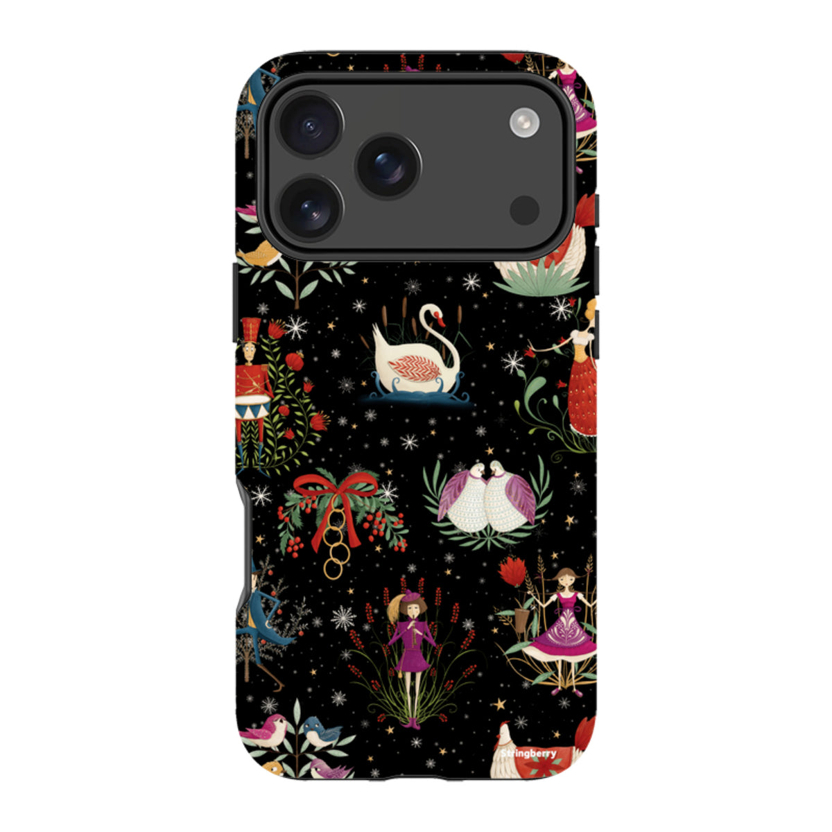 iPhone Tough Case - Twelve Days Black By Maja Lindberg