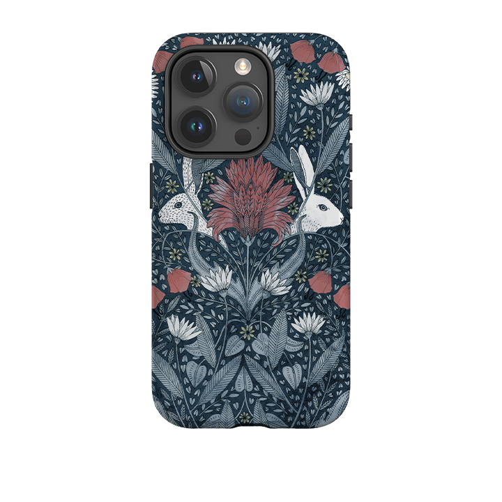 iPhone Tough Case - Two Rabbits By Maria Matos