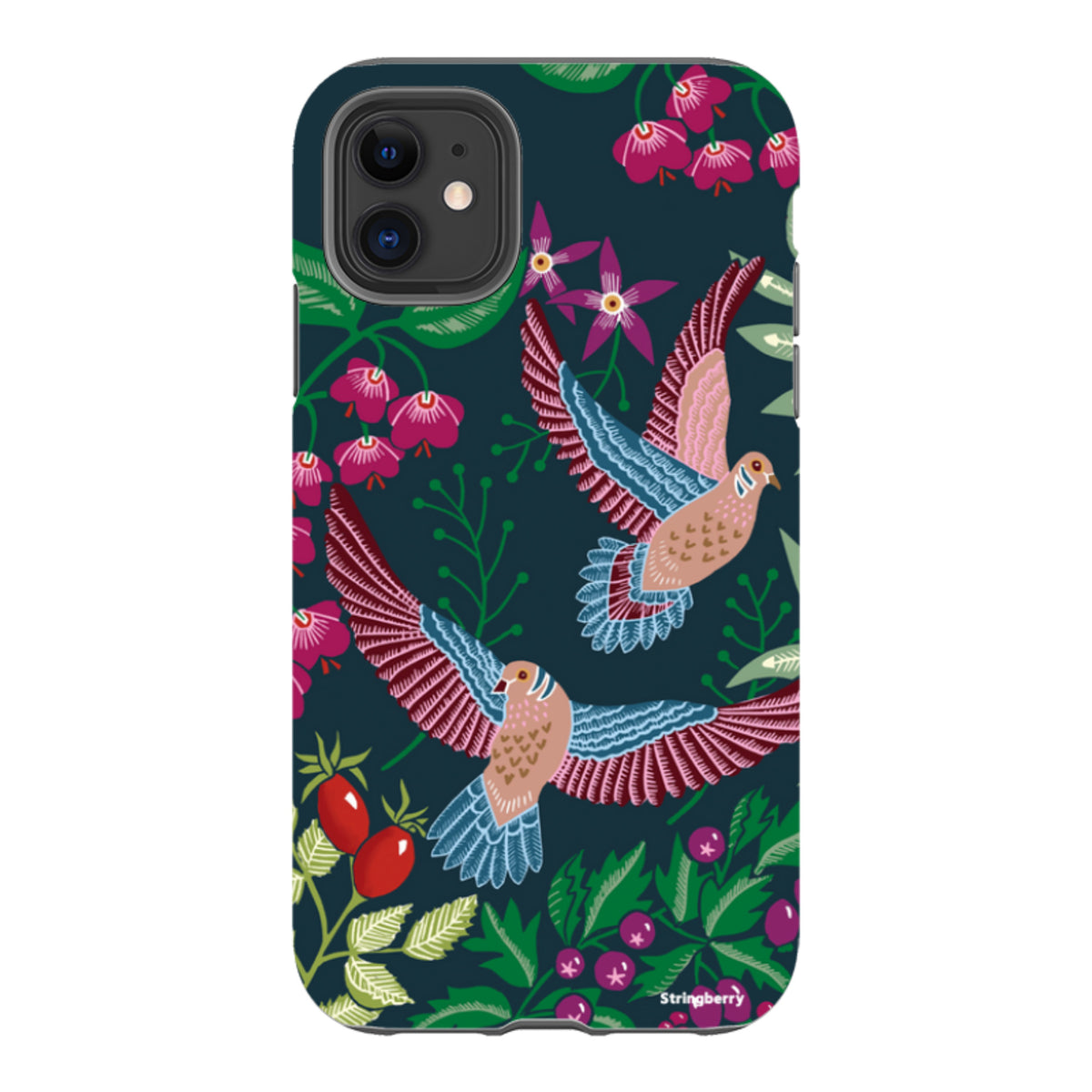 iPhone Tough Case - Two Turtle Doves By Kate Heiss
