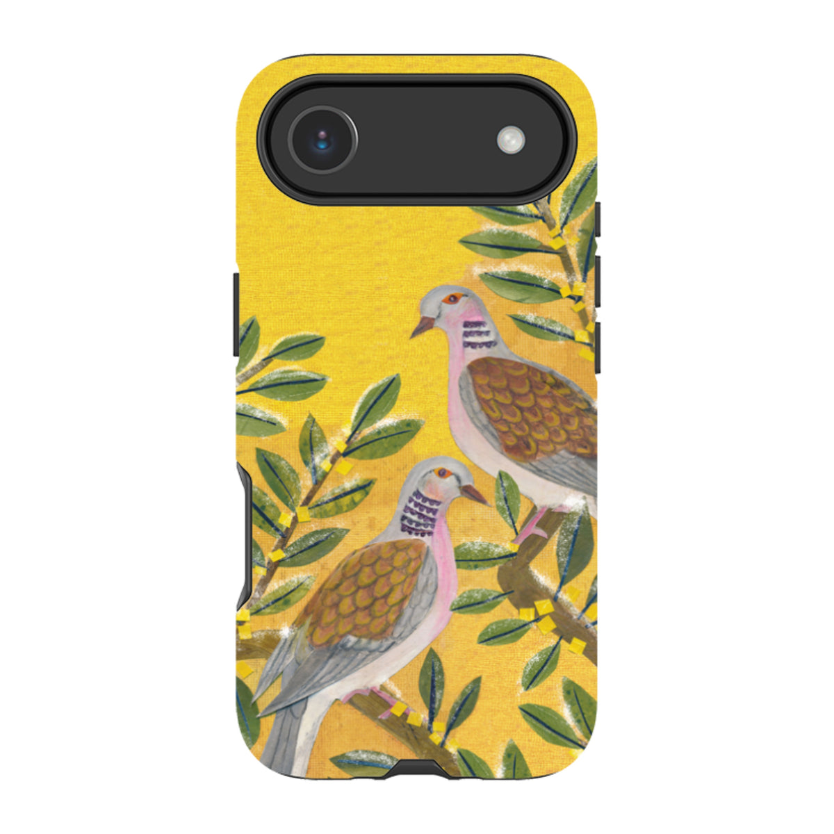 iPhone Tough Case - Two Turtle Doves By Tracey English