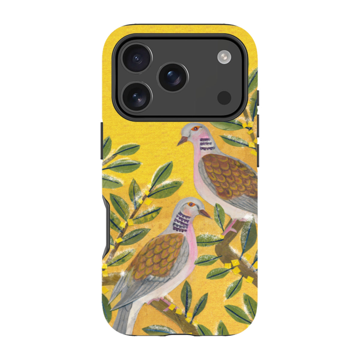 iPhone Tough Case - Two Turtle Doves By Tracey English