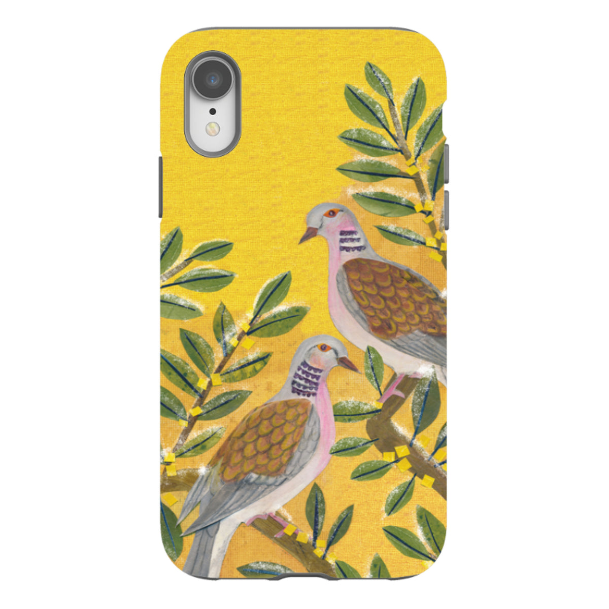 iPhone Tough Case - Two Turtle Doves By Tracey English
