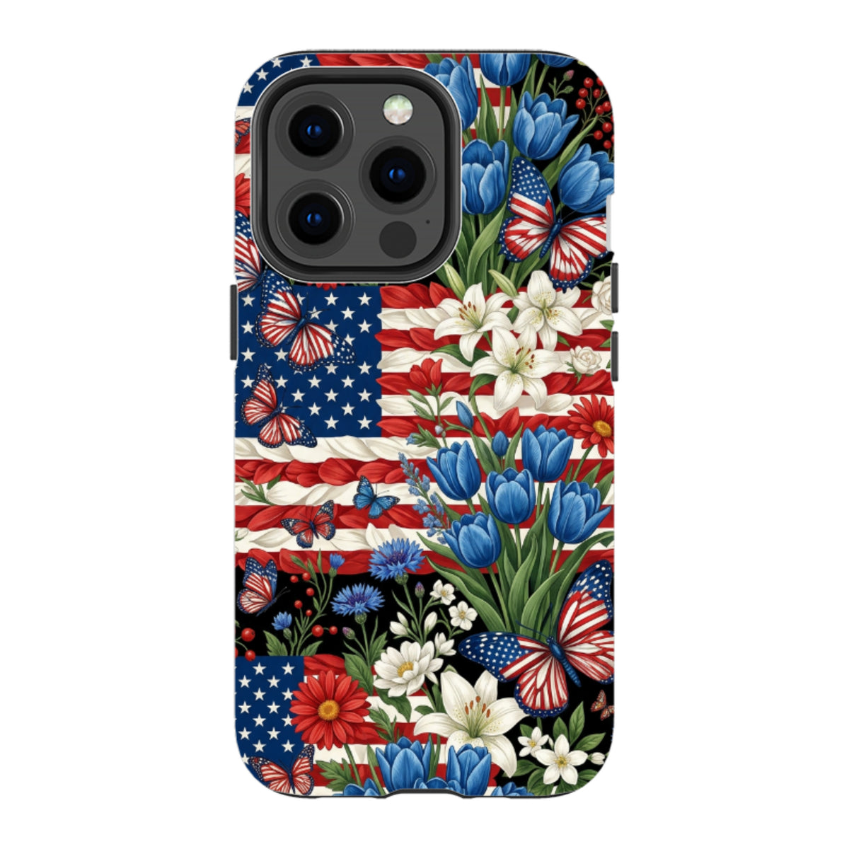 Издръжлив кейс за iPhone - US Floral 250