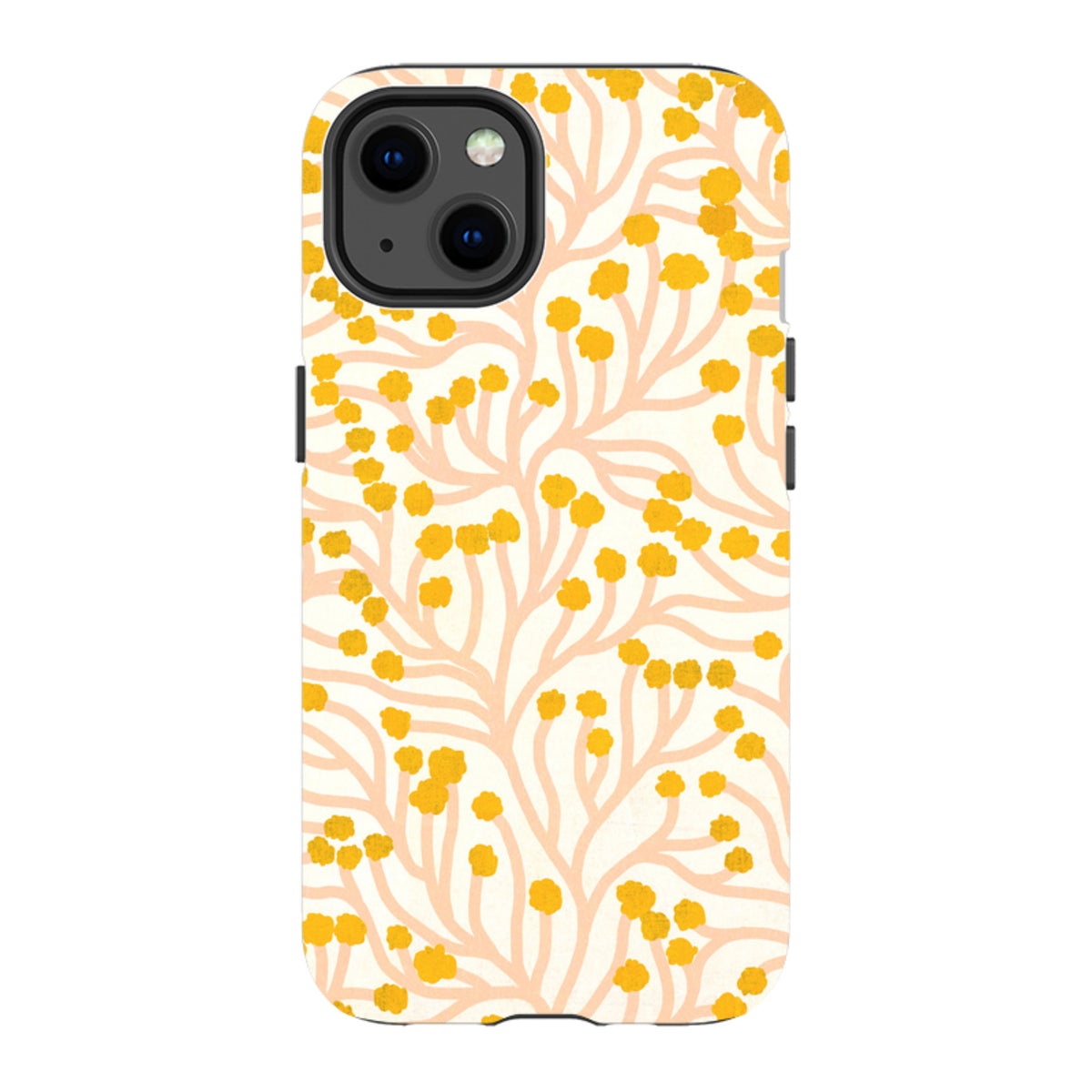 iPhone Tough Case - Vine Pink And Ochre By Katherine Quinn