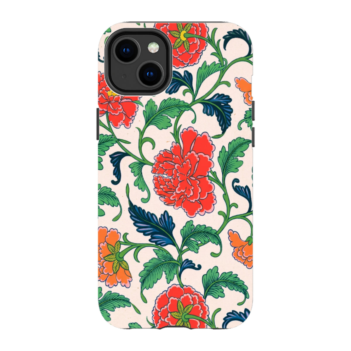 iPhone Tough Case - Vintage Peony Floral