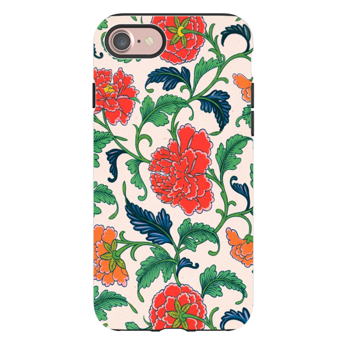 iPhone Tough Case - Vintage Peony Floral