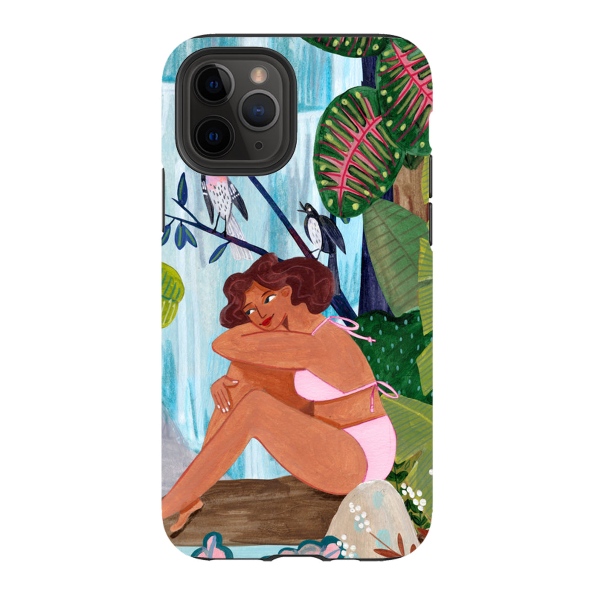 iPhone Tough Case - Waterfall By Caroline Bonne Muller