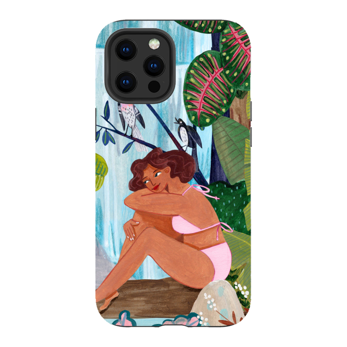 iPhone Tough Case - Waterfall By Caroline Bonne Muller