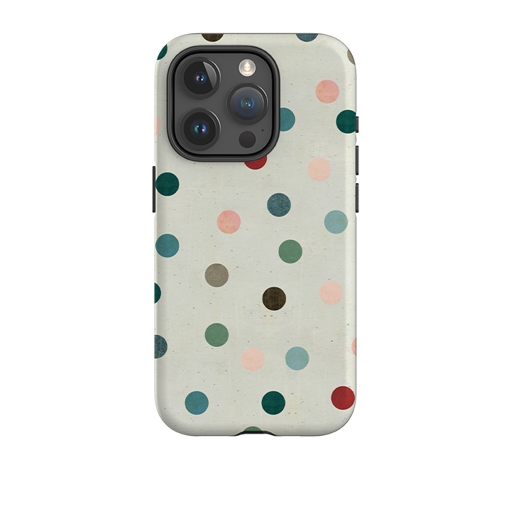iPhone Tough Case - Whale Rider Dots By Katherine Quinn