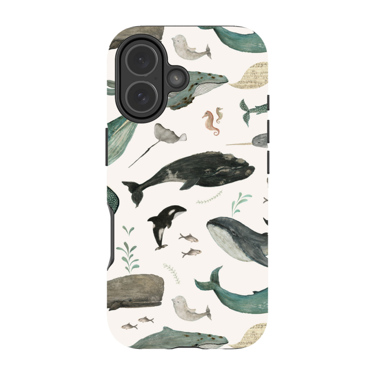 iPhone Tough Case - Whale Song By Katherine Quinn