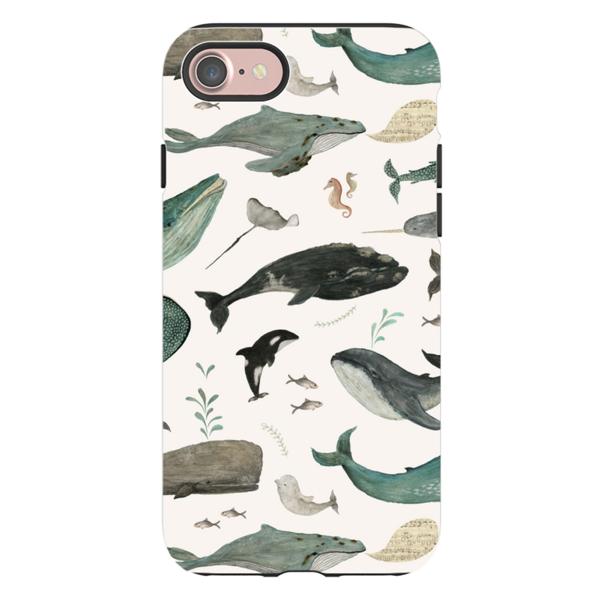 iPhone Tough Case - Whale Song By Katherine Quinn