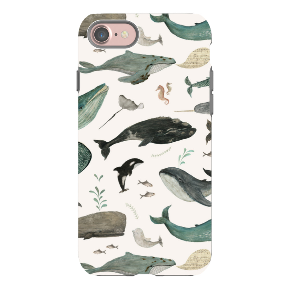 iPhone Tough Case - Whale Song By Katherine Quinn