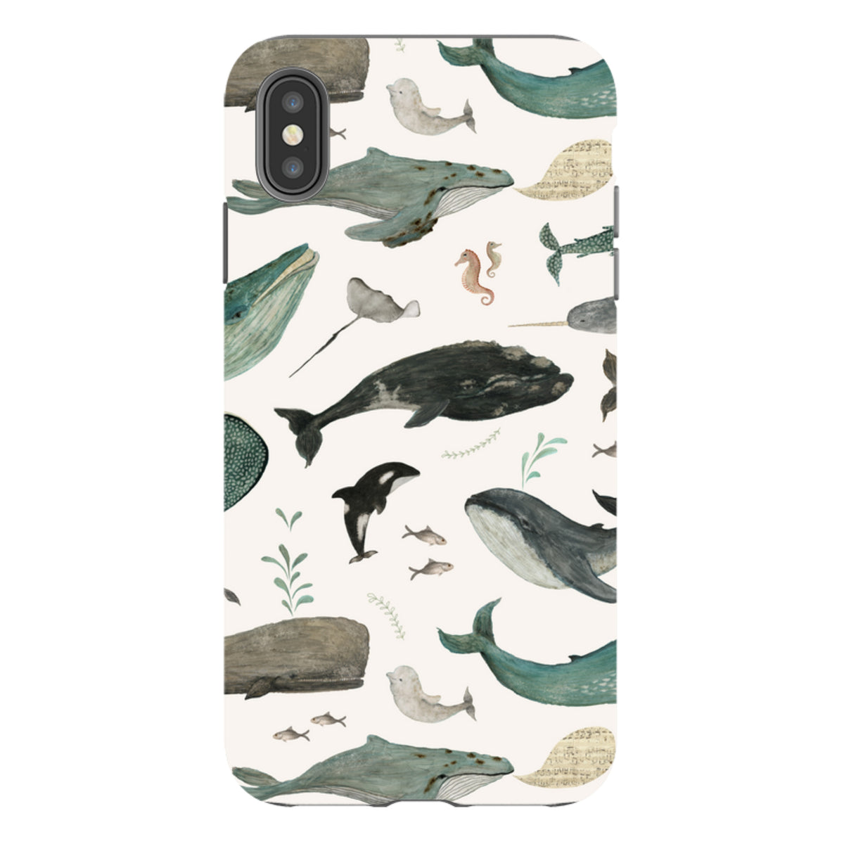 iPhone Tough Case - Whale Song By Katherine Quinn