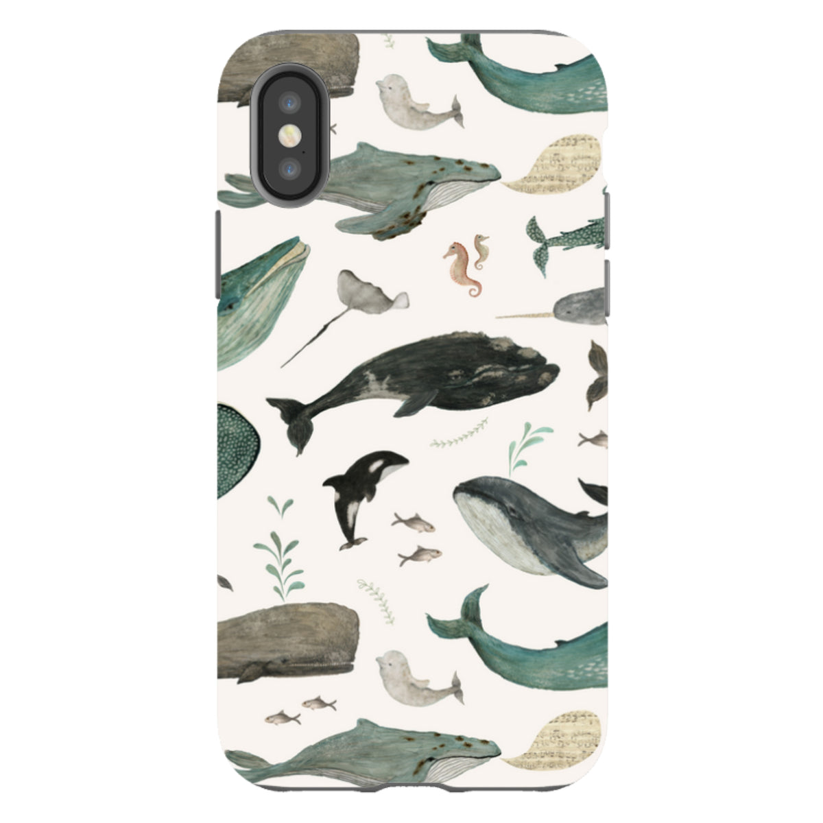 iPhone Tough Case - Whale Song By Katherine Quinn