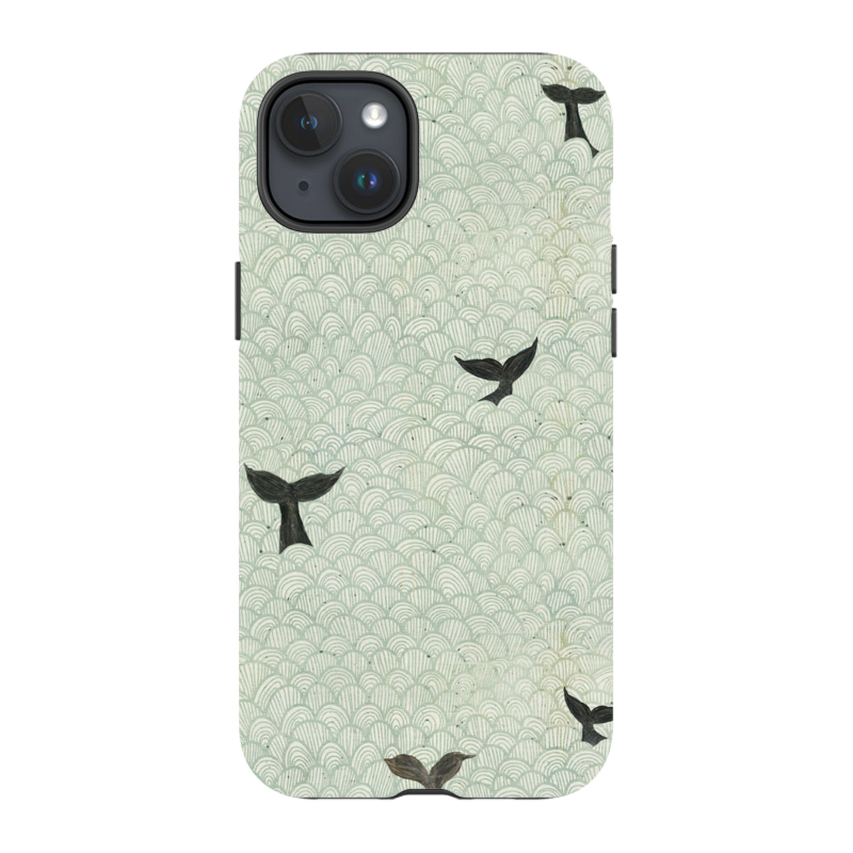iPhone Tough Case - Whale Tails By Katherine Quinn