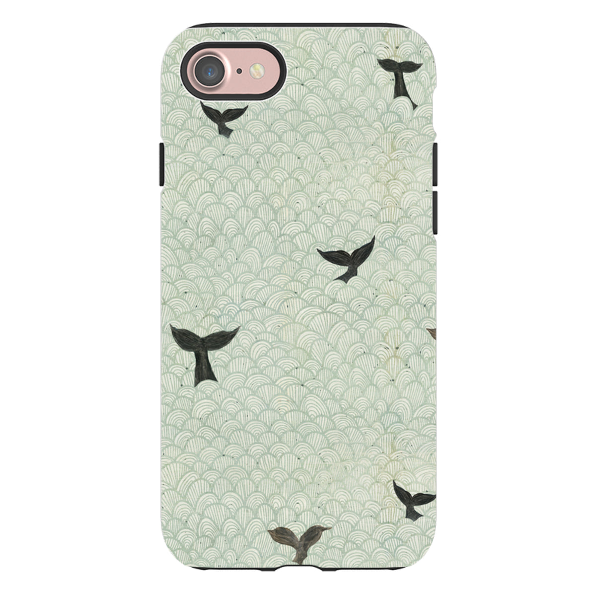 iPhone Tough Case - Whale Tails By Katherine Quinn