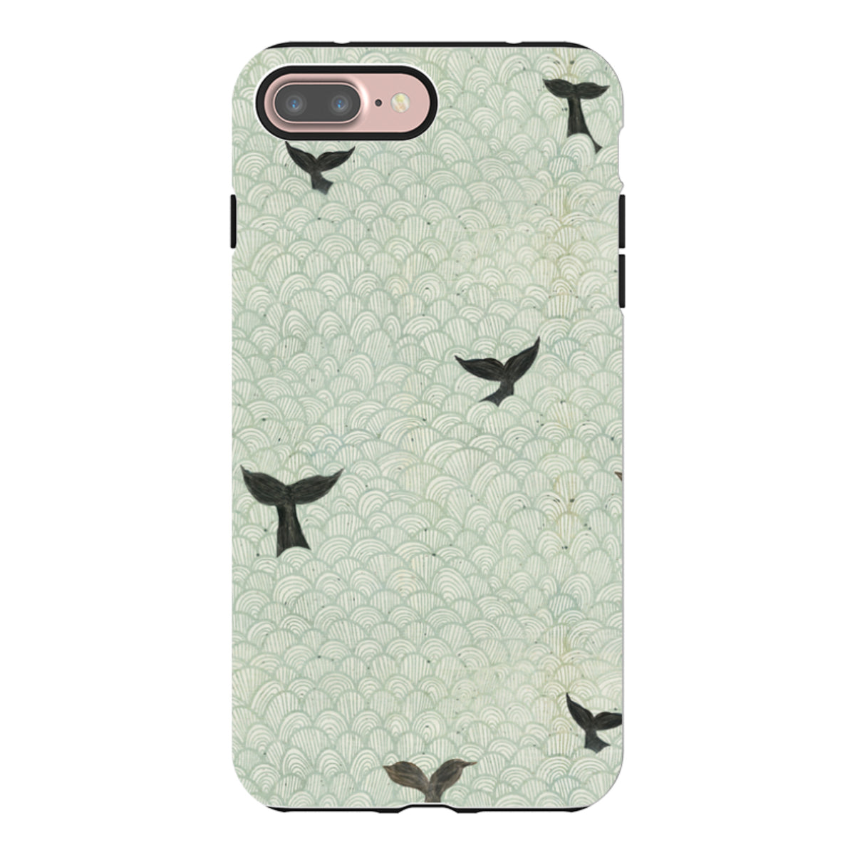 iPhone Tough Case - Whale Tails By Katherine Quinn