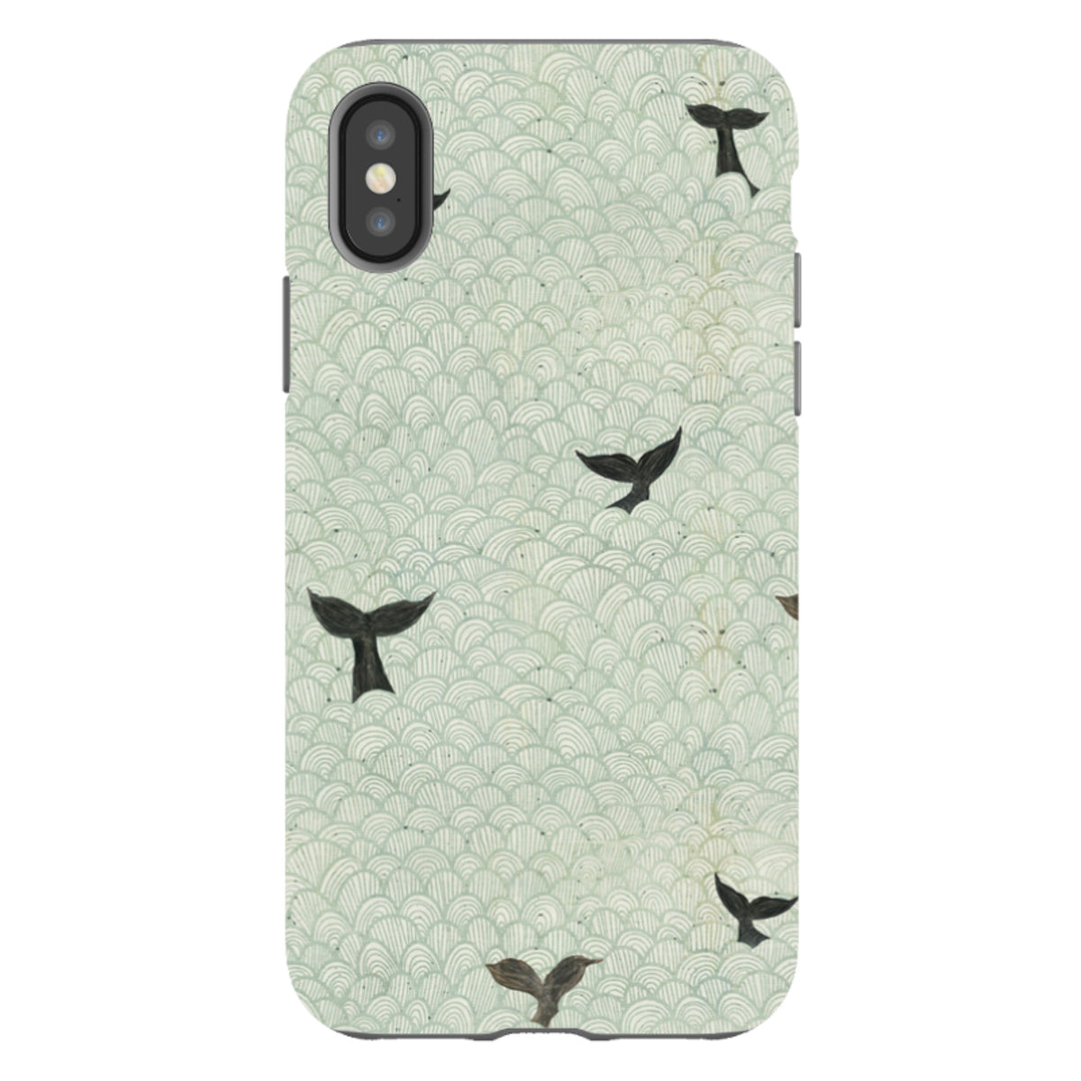 iPhone Tough Case - Whale Tails By Katherine Quinn