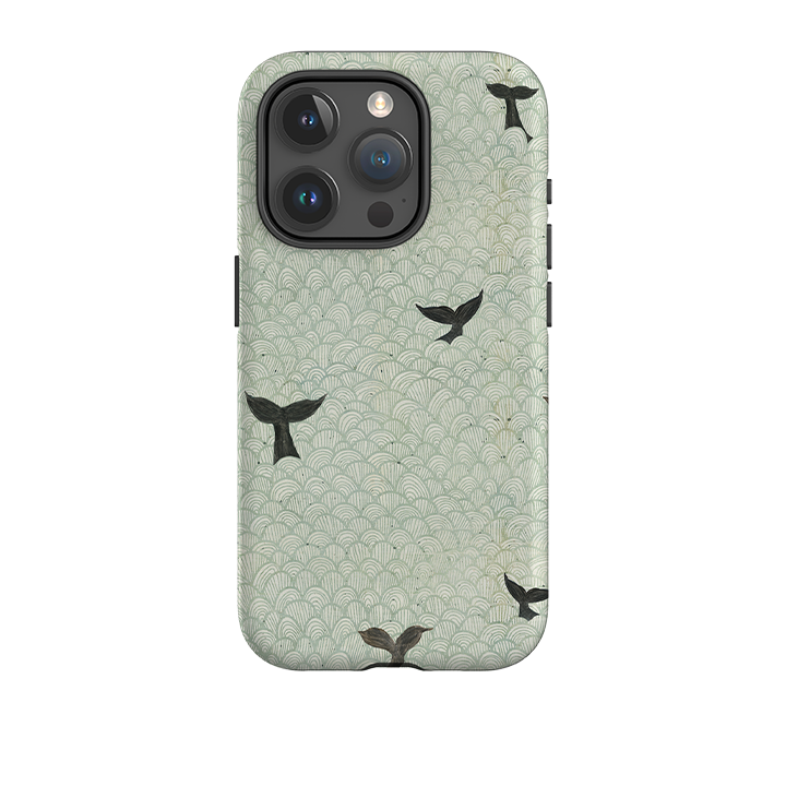 iPhone Tough Case - Whale Tails By Katherine Quinn