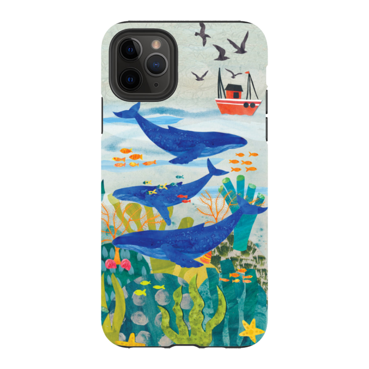 iPhone Tough Case - Whale Watching By Tracey English