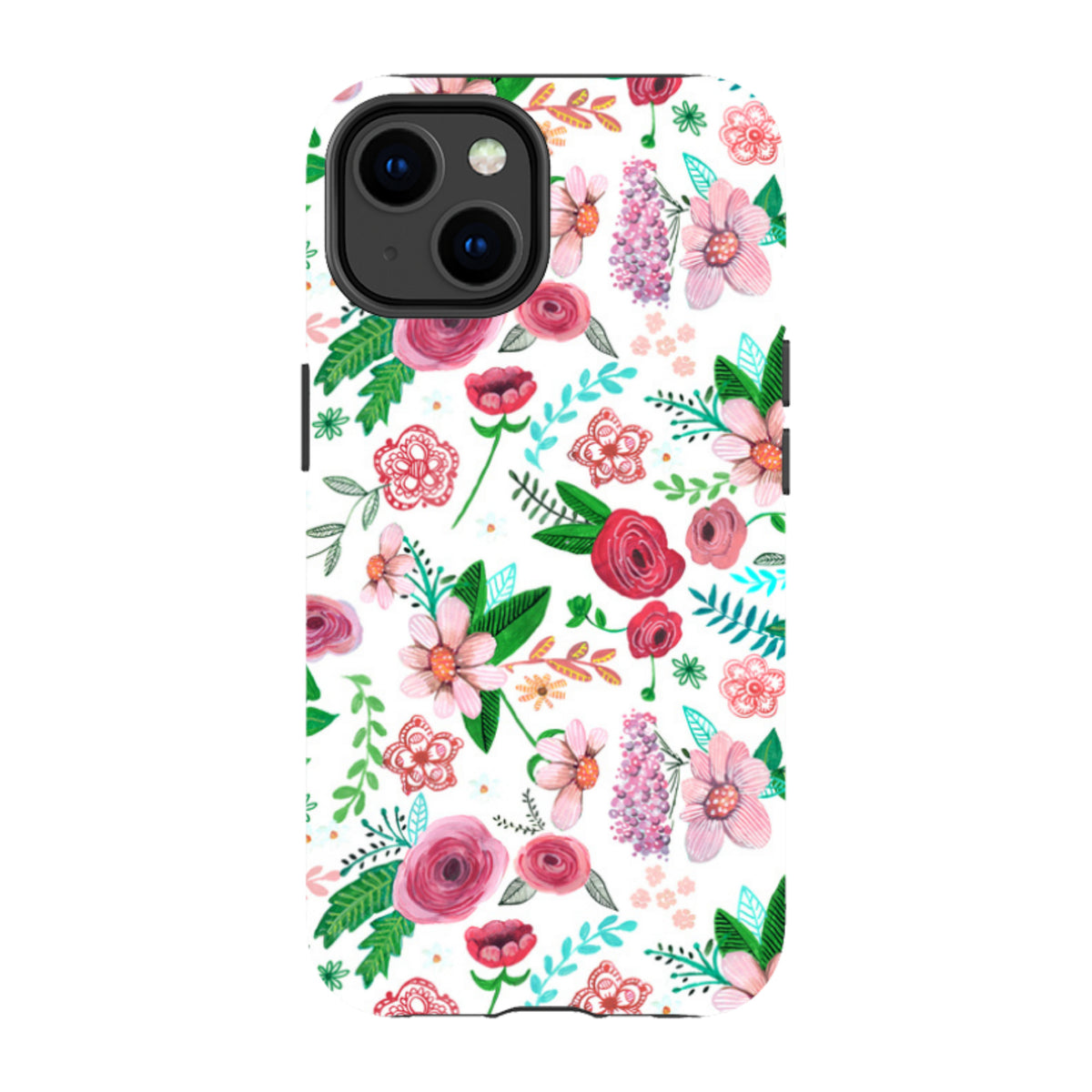 iPhone Tough Case - White Floral By Caroline Bonne Muller