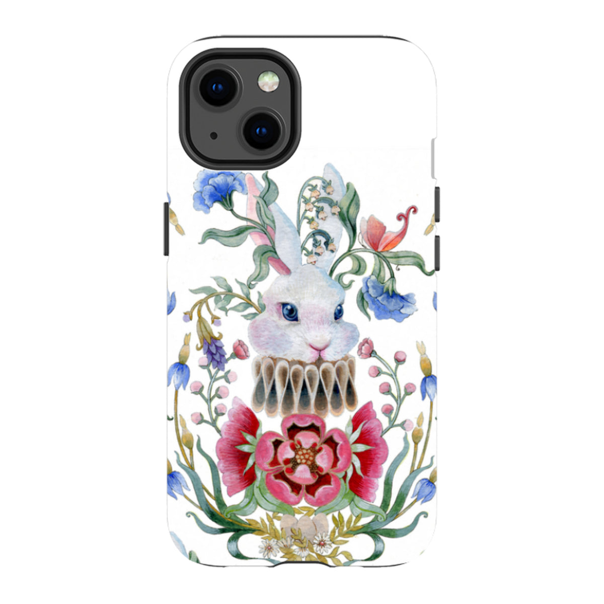 iPhone Tough Case - White Rabbit By Maria Matos