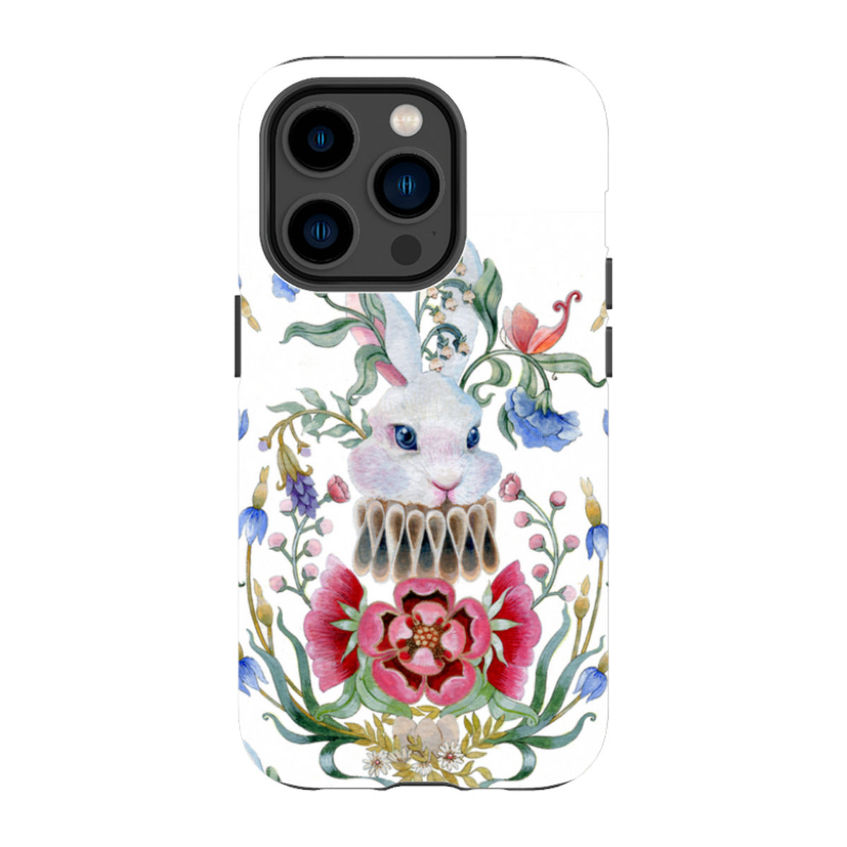 iPhone Tough Case - White Rabbit By Maria Matos