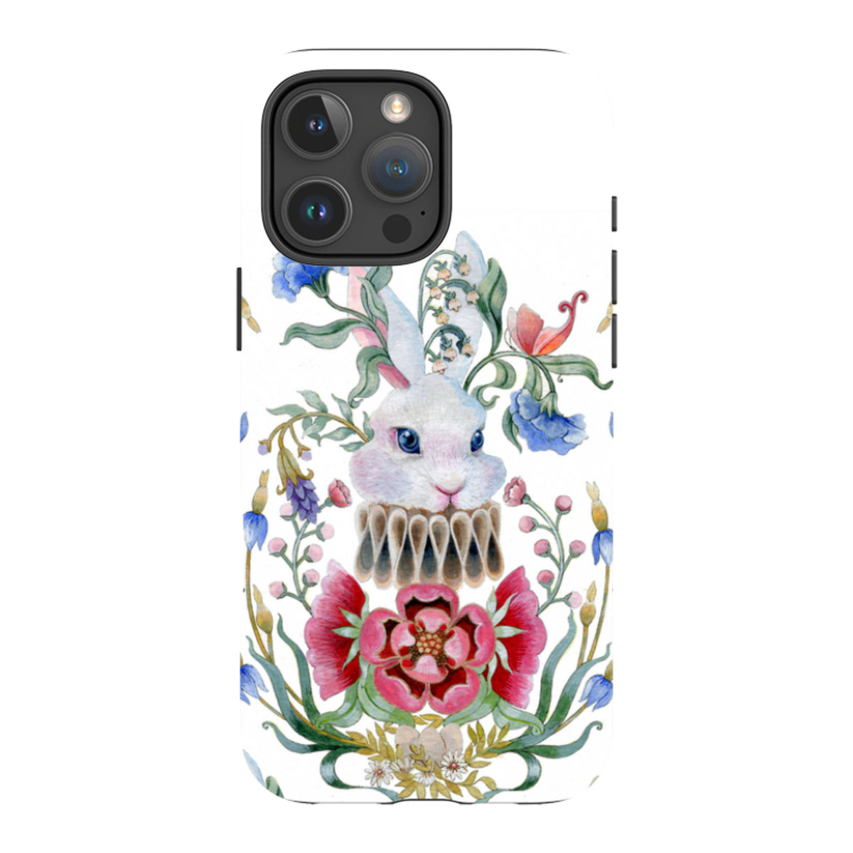 iPhone Tough Case - White Rabbit By Maria Matos