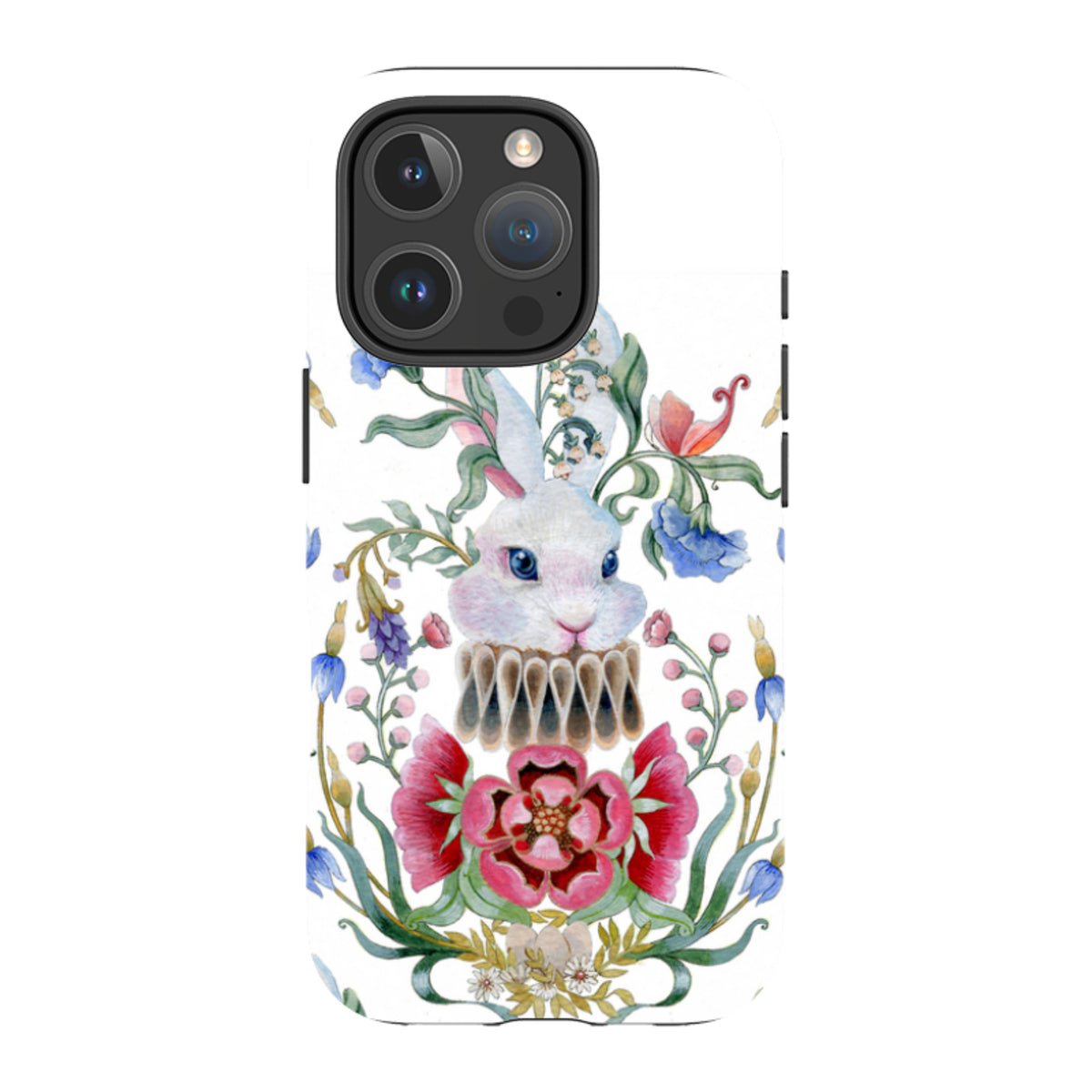 iPhone Tough Case - White Rabbit By Maria Matos