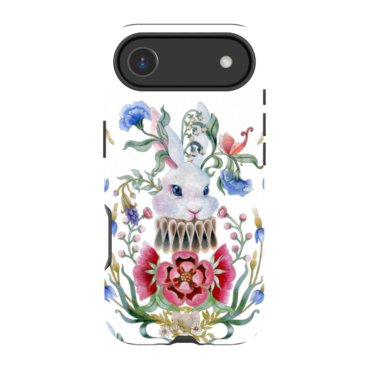 iPhone Tough Case - White Rabbit By Maria Matos