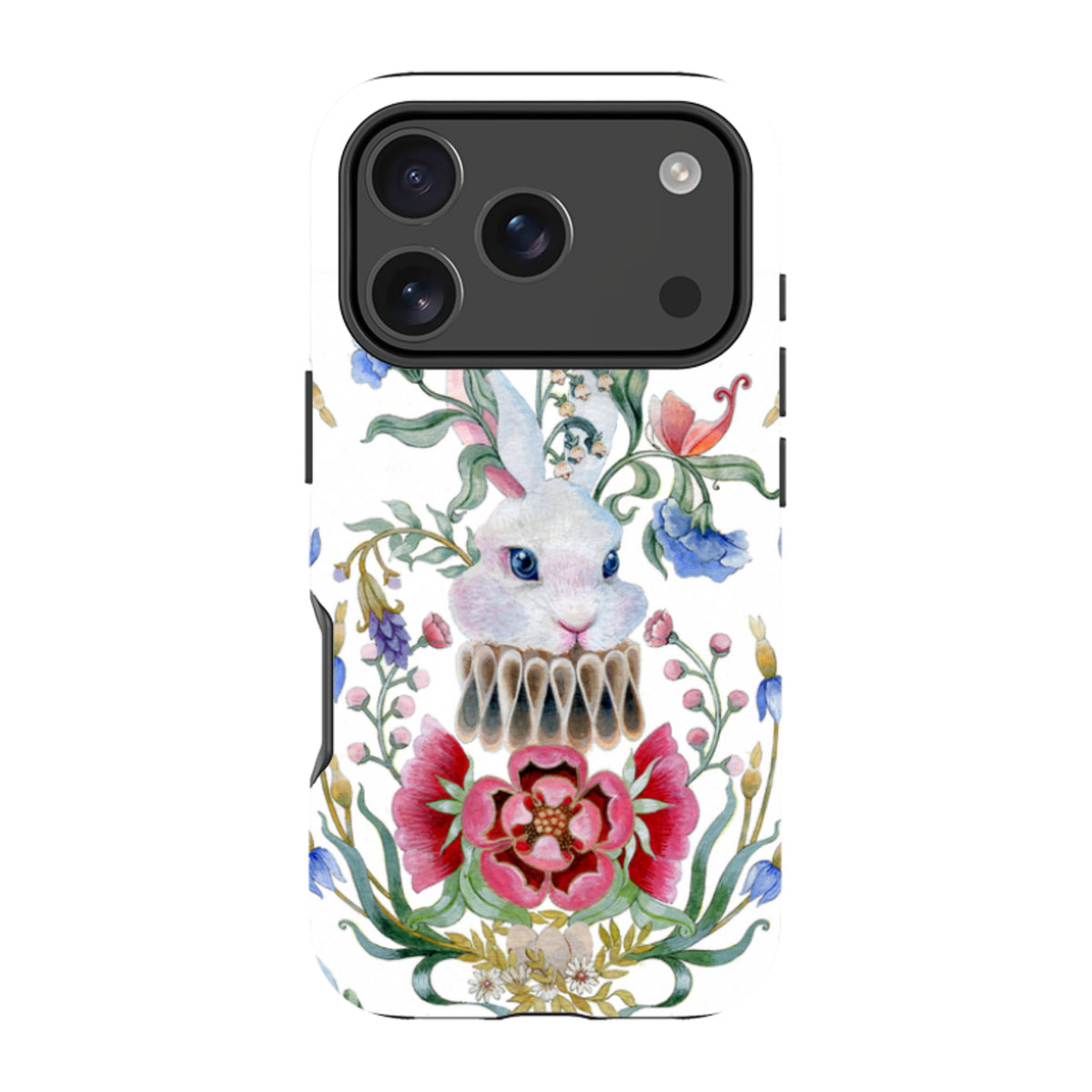 iPhone Tough Case - White Rabbit By Maria Matos