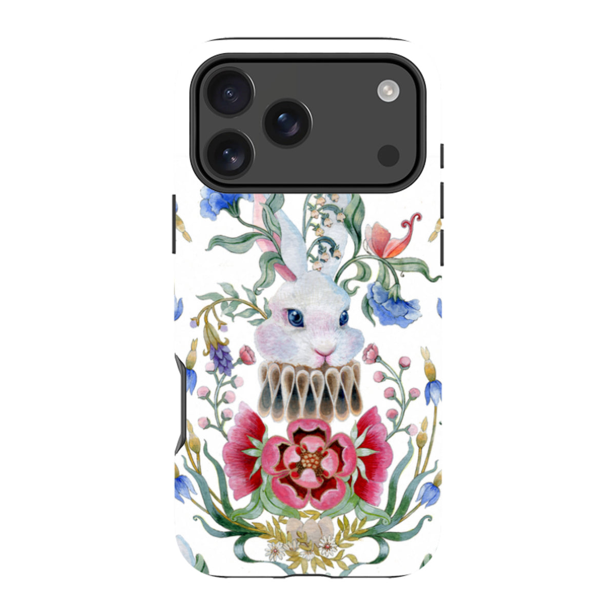 iPhone Tough Case - White Rabbit By Maria Matos
