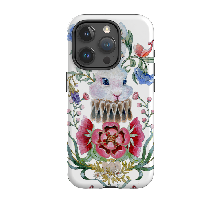 iPhone Tough Case - White Rabbit By Maria Matos