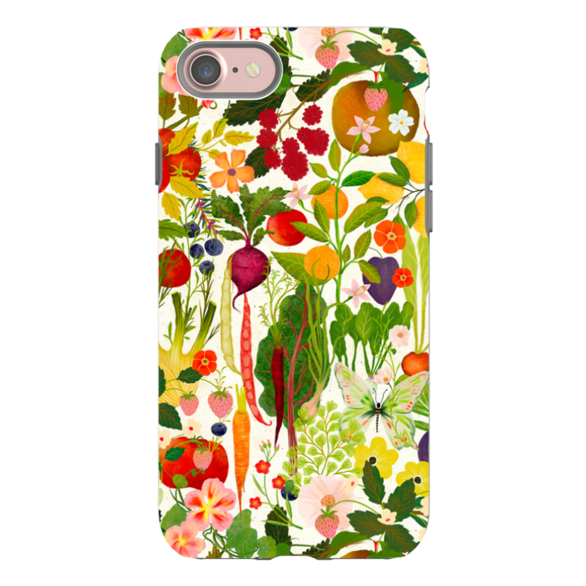 iPhone Tough Case - Wild Abundance By Katherine Quinn