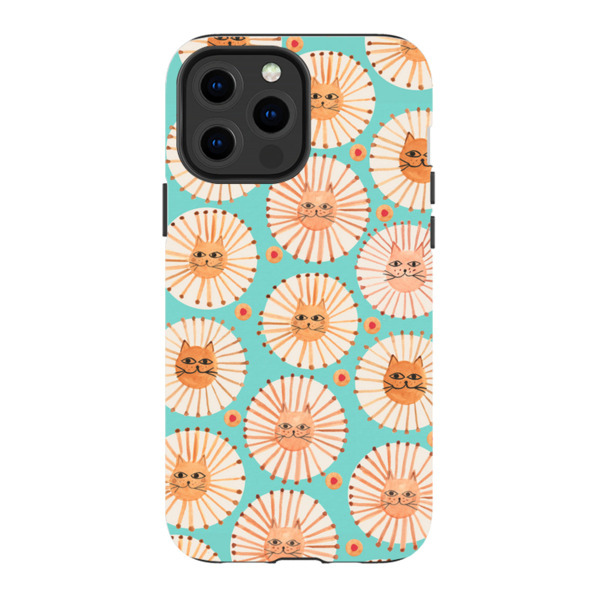 iPhone Tough Case - Wild Cats By Gabriela Larios