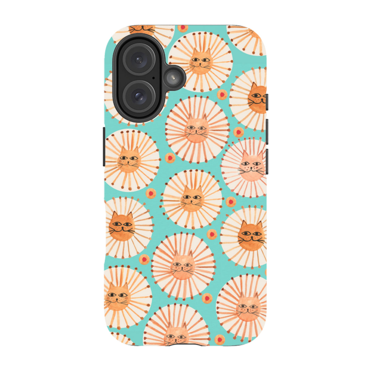 iPhone Tough Case - Wild Cats By Gabriela Larios