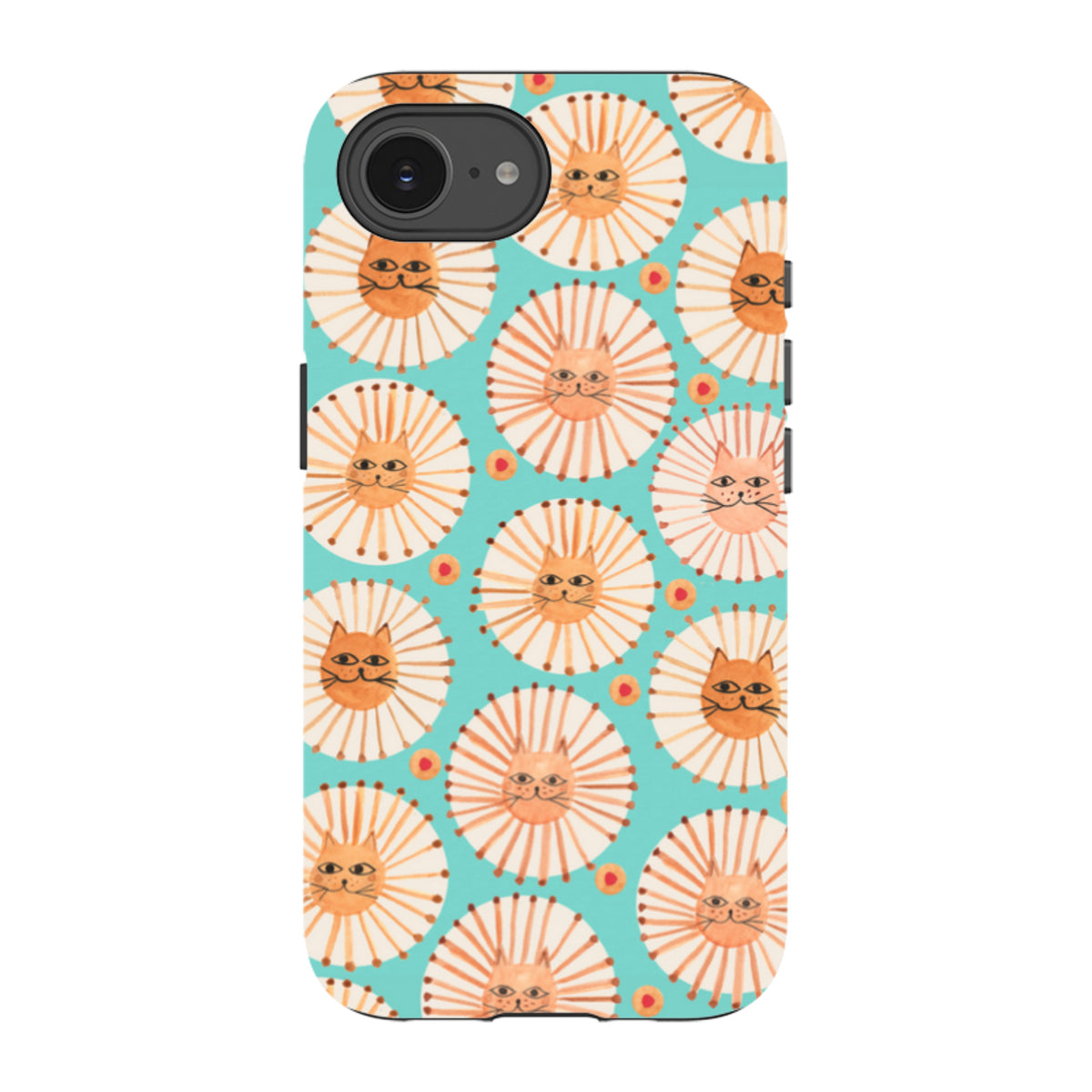 iPhone Tough Case - Wild Cats By Gabriela Larios