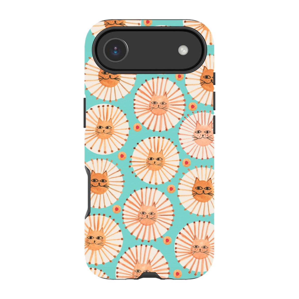 iPhone Tough Case - Wild Cats By Gabriela Larios