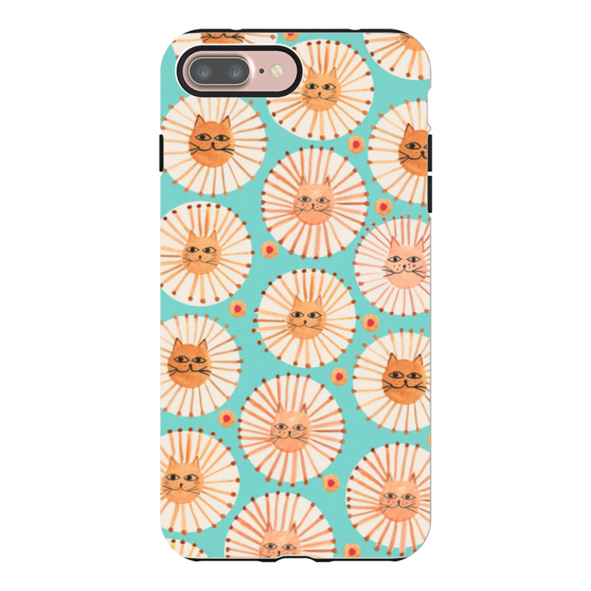 iPhone Tough Case - Wild Cats By Gabriela Larios