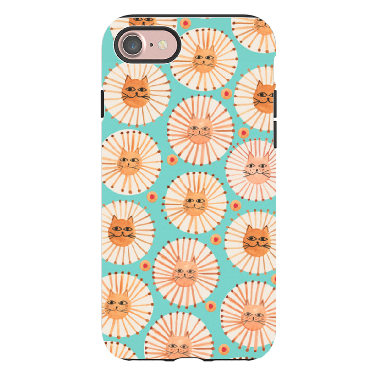 iPhone Tough Case - Wild Cats By Gabriela Larios