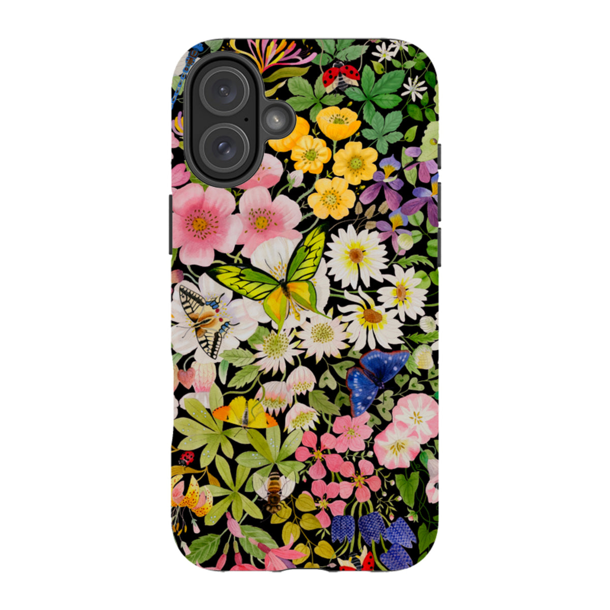 iPhone Tough Case - Wild Flowers By Bex Parkin