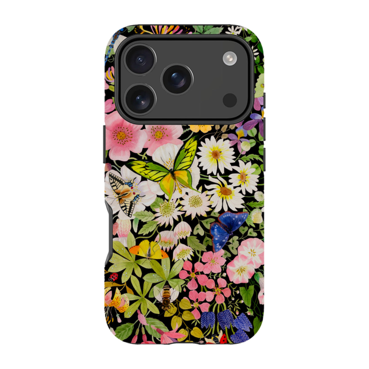 iPhone Tough Case - Wild Flowers By Bex Parkin