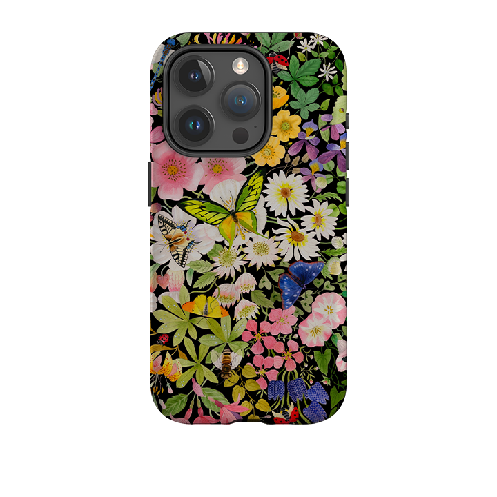 iPhone Tough Case - Wild Flowers By Bex Parkin