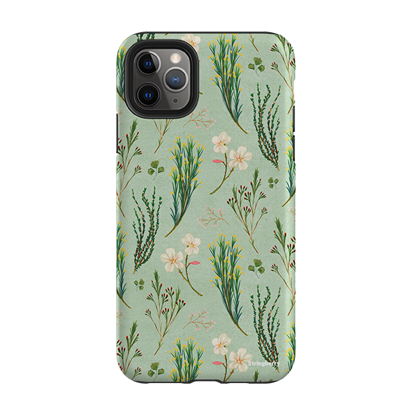 iPhone Tough Case - Wild Flowers By Katherine Quinn