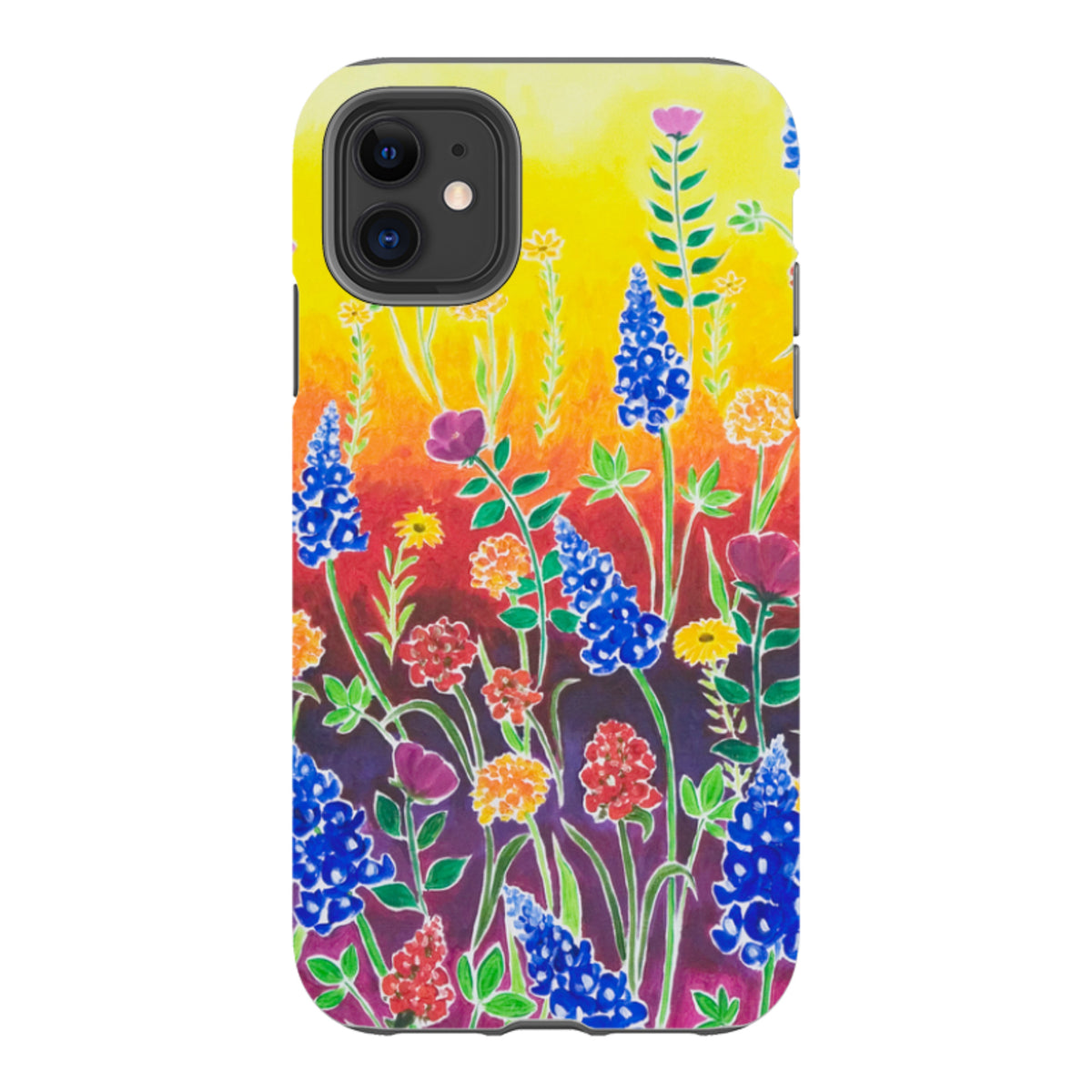 iPhone Tough Case - Wildflower Fantasy By Linda Calvert Jacobson